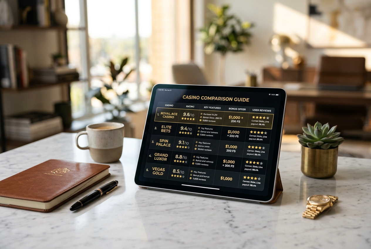 Επαγγελματική αξιολόγηση online καζίνο σε tablet
